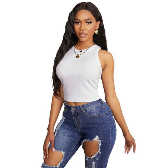 Azura Exchange  Ribbed Tank Top - Picture 7 of 8